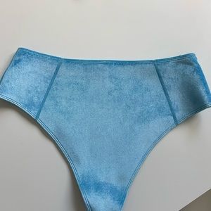 Pale Blue Velvet Hoaka Bottom